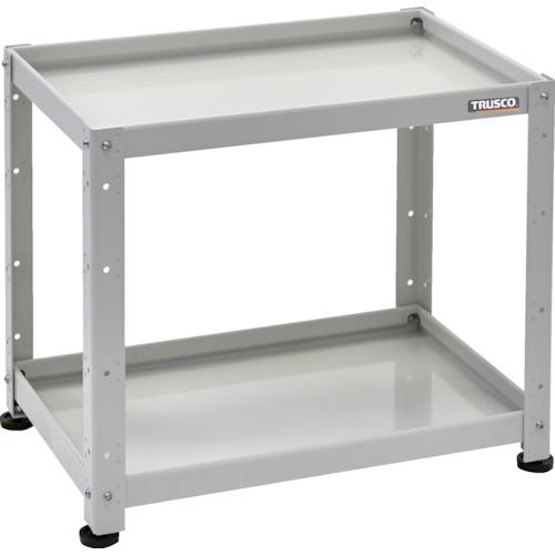 ■TRUSCO 小型ボルト式棚 バーディワゴンラック型 600X400 2段 ホワイト〔品番:BDWR662W〕【2721013:0】[店頭受取不可]