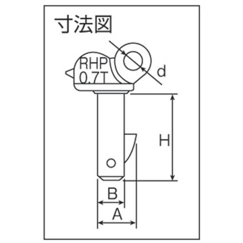 ■日本クランプ 穴つり専用クランプ〔品番:RHP700〕【2730359:0】[店頭受取不可]_3