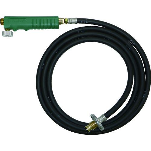 ■TRUSCO プロパンバーナー用ホース 3M バルブ付〔品番:TBH3MB〕【2735610:0】[店頭受取不可]
