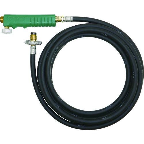 ■TRUSCO プロパンバーナー用ホース 5M バルブ付〔品番:TBH5MB〕【2735628:0】[店頭受取不可]