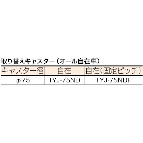 ■TRUSCO 静電気対策運搬車 導電性ルートバン 500×370 4輪自在〔品番:MPD500J〕【2743591:0】[店頭受取不可]_1