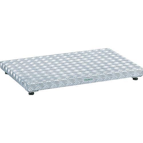 ■TRUSCO 低床式アルミ製ステップ 900X600XH90~120〔品番:TFS0960AL〕【2775786:0】[店頭受取不可]