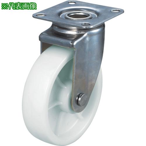 ■TRUSCO ナイロンキャスター ステンレス金具 自在 Φ200〔品番:TYSNJ200〕【2781808:0】[店頭受取不可]