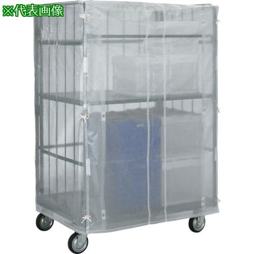 ■TRUSCO カゴ車用オプション ハイテナー用カバー 1100×800×1700用 半透明 紐付〔品番:THTC5IT〕【2870592:0】[店頭受取不可]