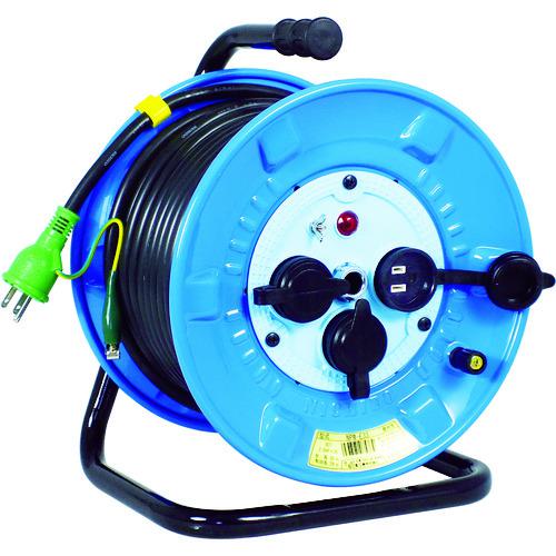 ■NICHIDO 電工ドラム 屋外型 アース付 30m〔品番:NPWE33〕【2902052:0】[店頭受取不可]