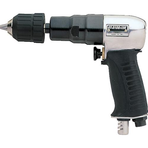 ■VESSEL エアードリルピストル型 GTD100-15K 全長195mm〔品番:GTD10015K〕【2925516:0】[店頭受取不可] 19,192円