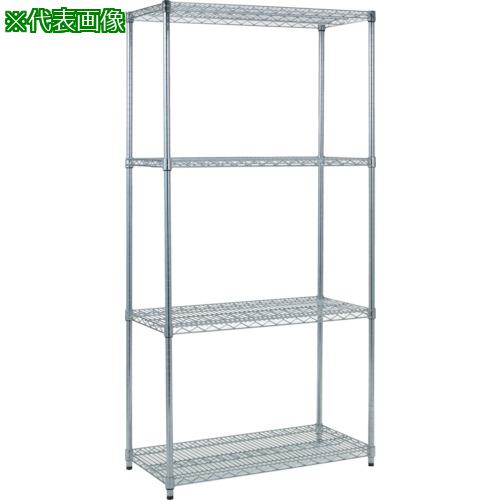 ■TRUSCO スチール製メッシュラック W905XD305XH1838 4段〔品番:TME6334〕【2995671:0】[直送DS][店頭受取不可]