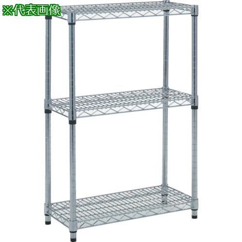 ■TRUSCO スチール製メッシュラック W605XD457XH923 3段〔品番:TME3243〕【2995794:0】[直送DS][店頭受取不可]