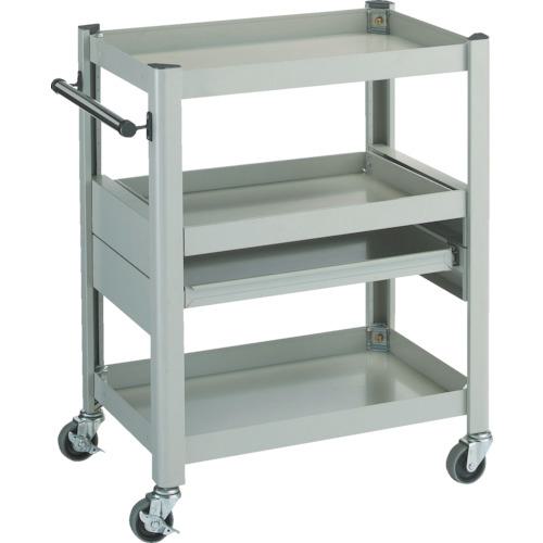 ■TRUSCO コンビネーションワゴン 643X427XH880 スライド棚付〔品番:TCW81AC2〕【3047458:0】[直送DS][店頭受取不可]