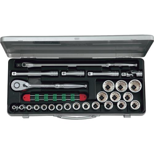 ■KTC 12.7sq.ソケットレンチセット[26点]〔品番:TB420X〕【3073521:0】[店頭受取不可]