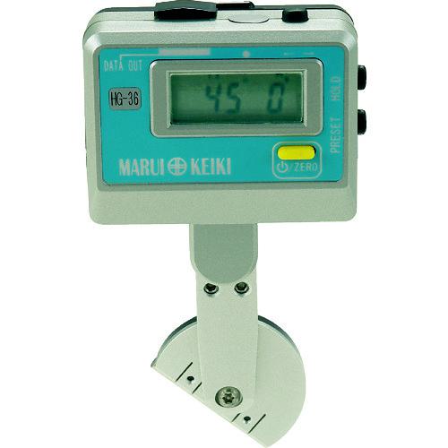 ■丸井 デジタル角度計 ハイトゲージベベル〔品番:HG36〕【3110141:0】[店頭受取不可]