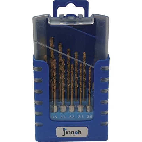 ■jinnoh ステンレスドリル14本セット TCH14S〔品番:TCH14S〕【3157112:0】[店頭受取不可]