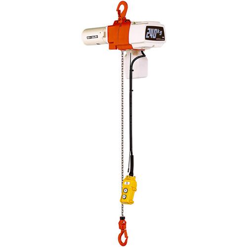 ■KITO 電気チェーンブロック EDX形 キトーセレクト 定格荷重240kg 揚程3m 単相200V 1速形【選べる定格荷重】 EDX24S 〔品番:EDX24S〕【3210154:0】[店頭受取不可]