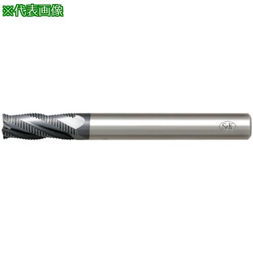 S&K  ラフィングエンドミル    aS-40 □S＆K ハイスラフィングエンドミル αニックハードタイプロング