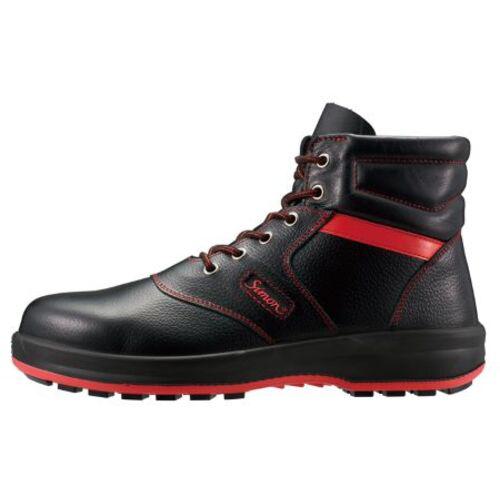■シモン 安全靴 中編上 SL22-R黒/赤 26.0cm〔品番:SL22R26.0〕【3255671:0】[店頭受取不可]_3