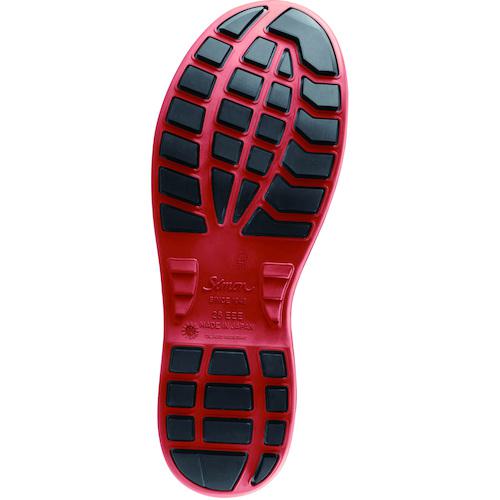 ■シモン 安全靴 中編上 SL22-R黒/赤 26.0cm〔品番:SL22R26.0〕【3255671:0】[店頭受取不可]_5