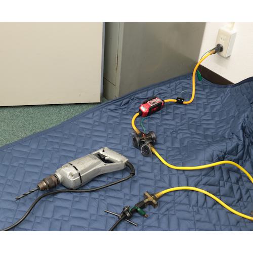 ■MARVEL 過負荷付漏電遮断器延長コード 0.7M〔品番:MEC07BR〕【3264797:0】[店頭受取不可]