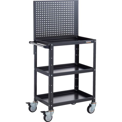 トラスコ中山 イーグルワゴン 900X600XH740 ウレタン車輪 YG色 EGW-793UJ-YG (62-2489-17) トラスコ中山（ＴＲＵＳＣＯ） ＴＲＵＳＣＯ EGW773YG イーグルワゴン