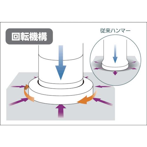 ■OH フラット板金ハンマー(縦ナラシ)#3/4〔品番:FBT07〕【3271153:0】[店頭受取不可]_1