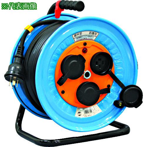 ■NICHIDO 電工ドラム 屋外型 三相200V 30m〔品番:DNWE33020A〕【3272575:0】[店頭受取不可]