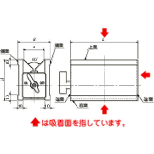 ■KANETEC マグネットV形ホルダ〔品番:KVA2A〕【3364470:0】[店頭受取不可]_2