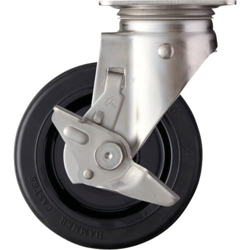 ■ハンマー SUS サイドSP付 ゴム車150mm〔品番:313SRU150〕【3365141:0】[店頭受取不可]