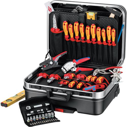 ■KNIPEX ツールケースセット ビッグベーシックムーブ電気技師用〔品番:002106〕【3371104:0】[店頭受取不可]