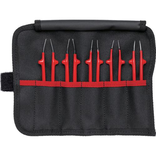 ■KNIPEX 絶縁汎用ピンセット5本組セット〔品番:920004〕【3371116:0】[店頭受取不可]