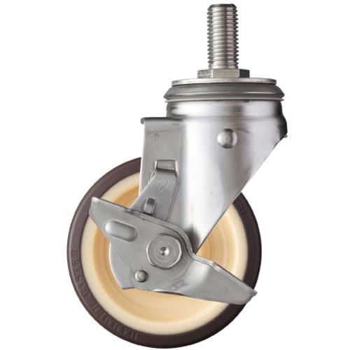 ■ハンマー SUS サイドSP付 ねじ込み ウレタンB車125mm〔品番:313SAUB125〕【3373092:0】[店頭受取不可]
