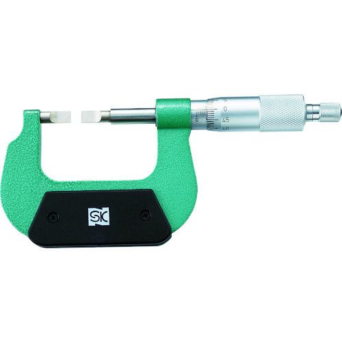 ■【在庫限り】SK 直進式ブレードマイクロメーター BAタイプ 測定範囲0~25mm〔品番:MC20125BA〕【3417646:0】[店頭受取不可]