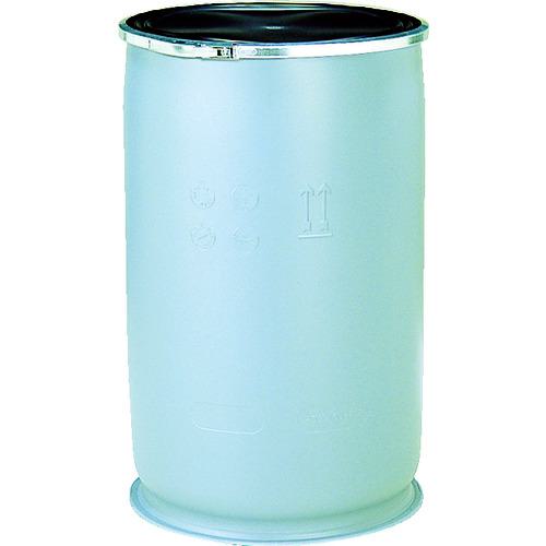 ■サンコー プラスチックドラムオープンタイプ 850066 PDO110L-1グレー〔品番:SKPDO110L1GL〕【3425169:0】[直送DS][店頭受取不可]