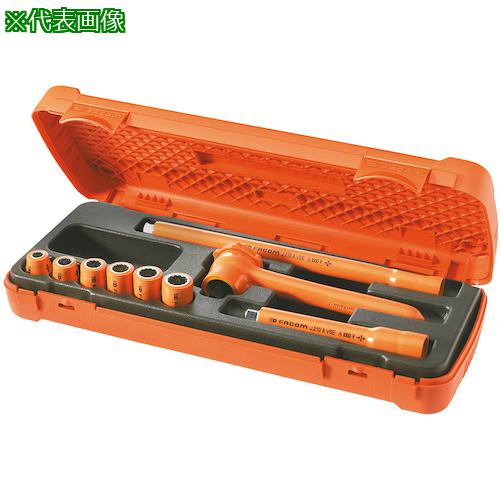 ■FACOM 絶縁工具 絶縁工具セット 9pcs〔品番:J.400AVSE〕【3449657:0】[店頭受取不可]