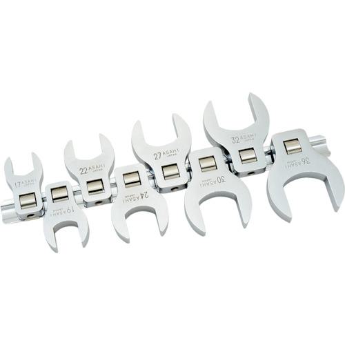 ■ASH クローフートレンチセット 差込角12.7(8pcs)〔品番:VCS4080〕【3459023:0】[店頭受取不可]