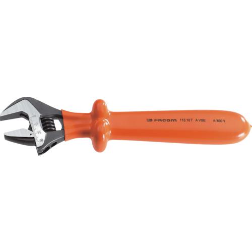 ■FACOM 絶縁アジャスタブルレンチ 260mm〔品番:113.10TAVSE〕【3504119:0】[店頭受取不可]
