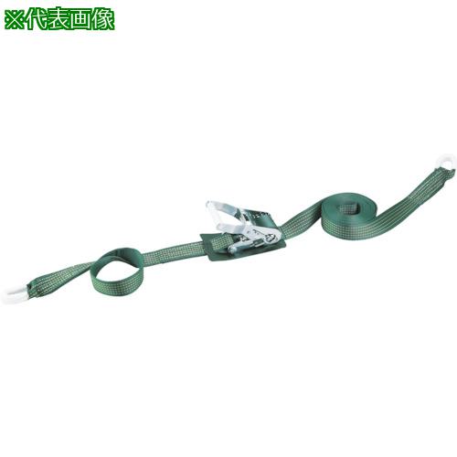 ■【在庫限り】TRUSCO 強力型ベルト荷締機 SUS金具 38mm幅 400kg Jフック〔品番:GX38S400J〕【3524507:0】[店頭受取不可]
