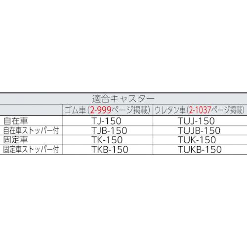 ■TRUSCO M1.5型棚用キャスターベースユニット D450・Φ150用〔品番:CUDM1.5445150〕【3526011:0】[店頭受取不可]_1