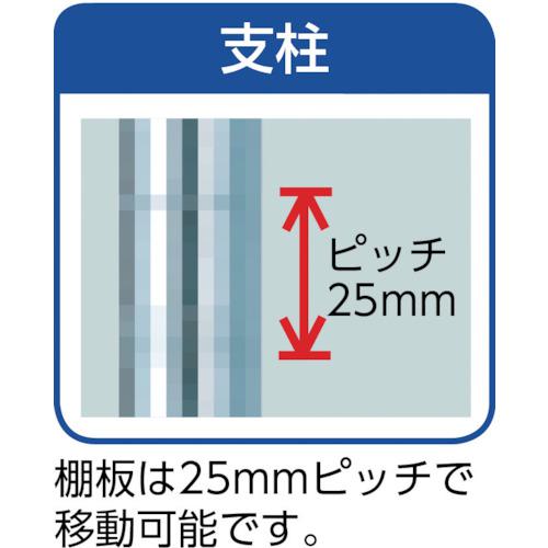 ■TRUSCO ステンレス製メッシュラック H923XW1824XD457 3段〔品番:TSM3643〕【3526992:0】[直送DS][店頭受取不可]_1