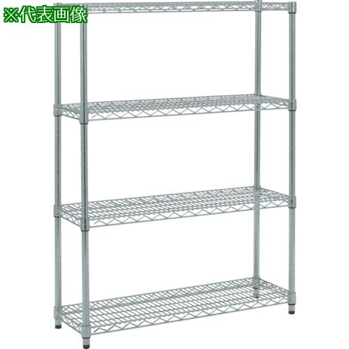 ■TRUSCO ステンレス製メッシュラック H1228XW605XD457 4段〔品番:TSM4244〕【3526976:0】[直送DS][店頭受取不可]