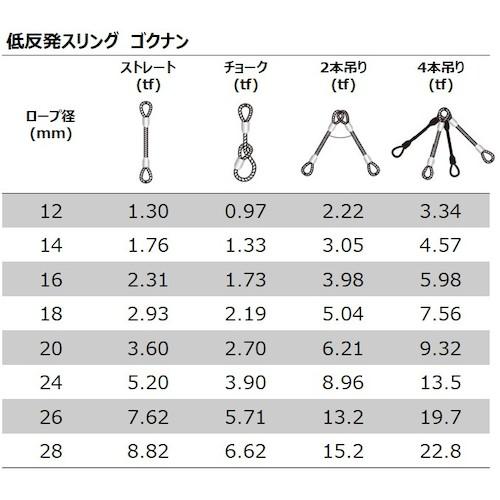 ■DAIKO 低反発スリング ゴクナン 16mm 6m〔品番:GN1660〕【3545951:0】[店頭受取不可]_3