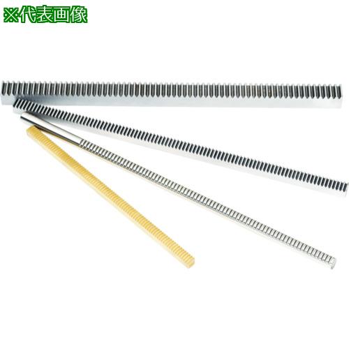 ■KG 黄銅ラック RK80B5-0710 全長505mm 有効歯数198 歯幅7mm〔品番:RK80B50710〕【3550346:0】[店頭受取不可] 6,323円