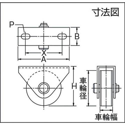 ■MK 枠付重量車 150mm 平型〔品番:C1400150〕【3560465:0】[店頭受取不可]_3