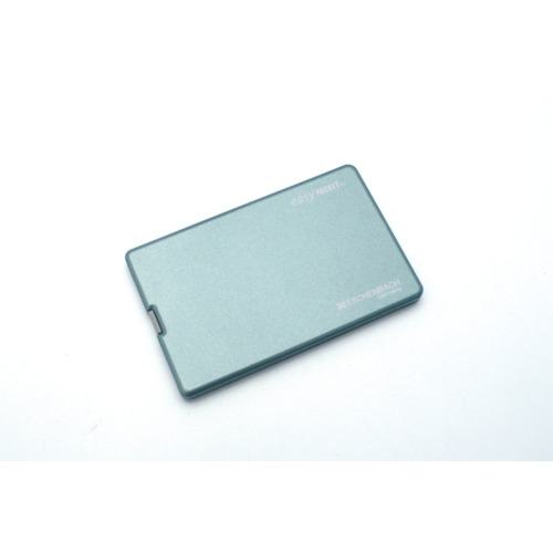 ■エッシェンバッハ カード型ルーペ イージーポケット メタリックブルー 4倍〔品番:152122〕【3560198:0】[店頭受取不可]_1