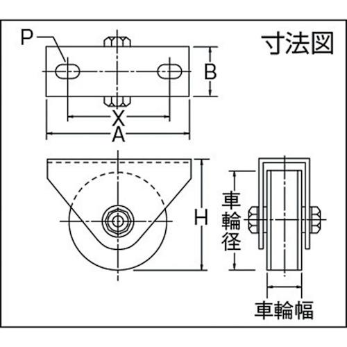 ■MALCON オールステンレス枠付重量車 110mm 平型〔品番:S3750110〕【3561429:0】[店頭受取不可]_3