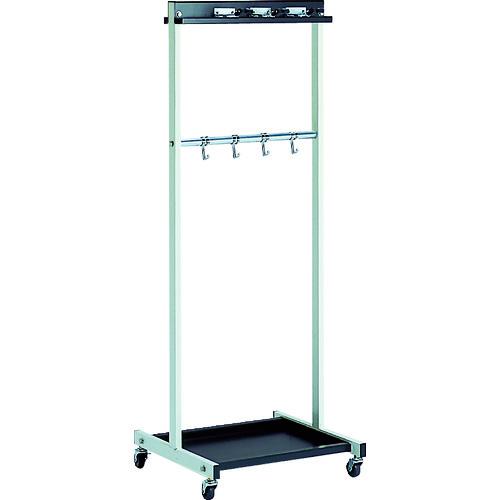 ■テラモト モップハンガーRC型コンパクト(6本掛)〔品番:CE4913400〕【3568067:0】[直送DS][店頭受取不可]