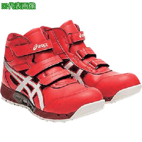■ASICS ウィンジョブCP308 AC クラシックレッド×ホワイト 28.0cm〔品番:1271A055.60028.0〕【3592127:0】[店頭受取不可]