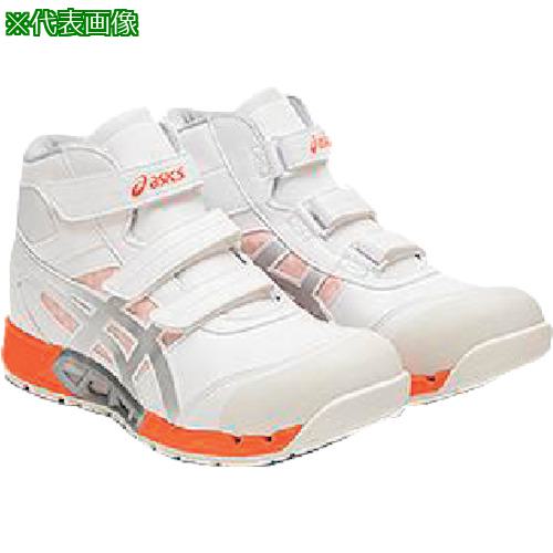 ■ASICS ウィンジョブCP308 AC ホワイト×ピュアシルバー 27.5cm〔品番:1271A055.10027.5〕【3592129:0】[店頭受取不可]