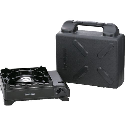 ■Iwatani カセットフー タフまる(ブラック)〔品番:CBODX1BK〕【3597670:0】[店頭受取不可]