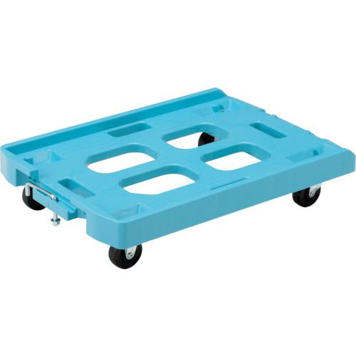 ■サンコー 折りたたみコンテナー用台車 802425 サンキャリー6645ブルー〔品番:SKCAR6645BL〕【3607810:0】[店頭受取不可]