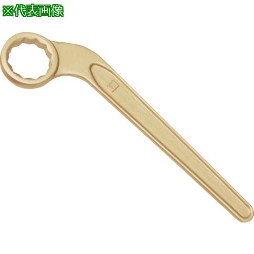 ■TAURUS 【売切廃番】防爆片口メガネレンチ(45度) 二面幅寸法(mm):70〔品番:15770A〕【3632285:0】[店頭受取不可]