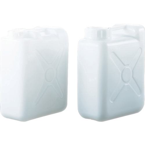 ■サンプラ ポリタンク フロロバリアPEタンク 20L 広口タイプ〔品番:25500〕【3658601:0】[店頭受取不可]